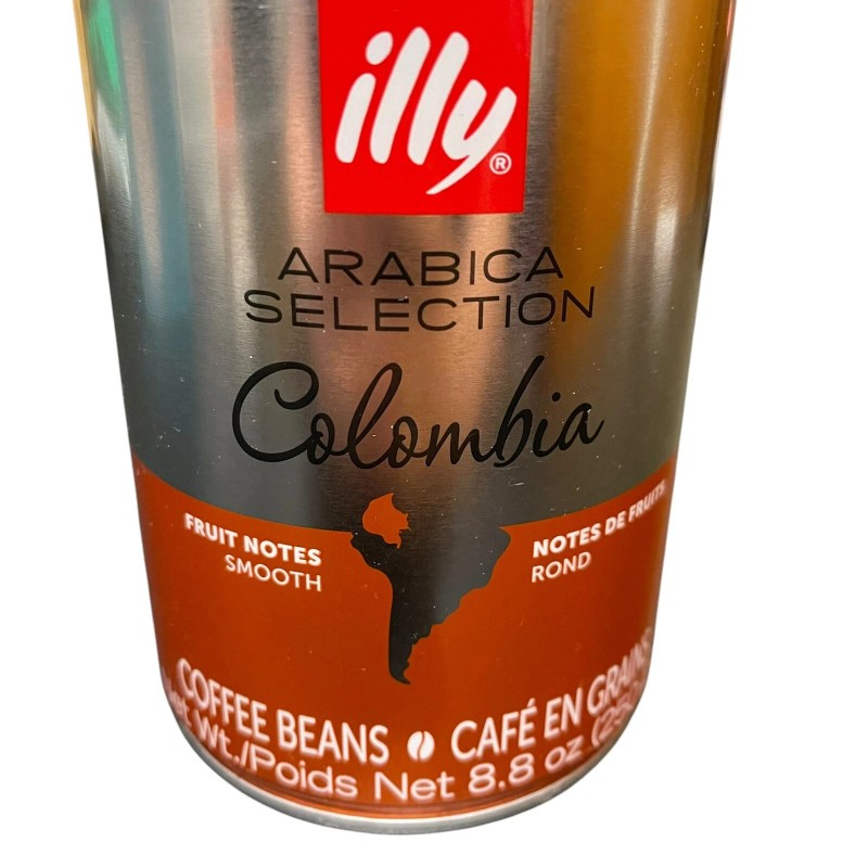 illy Coffee Arabica Selection Whole Bean Colombia Single Origin 8.8