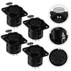 Levemolo 4 Piece Metal Xlr Seats 4 Pin Microphone Female