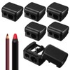 Faccito 6 Pack Makeup Pencil Sharpener with Cover, Lip Liner