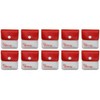 MontCherry Brand Pocket/Purse Ashtray in Red/White Colours - 10 Ashtrays Sold by Trendz
