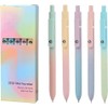 sencoo 5 pack Black Gel Pens Quick Dry Ink Pens