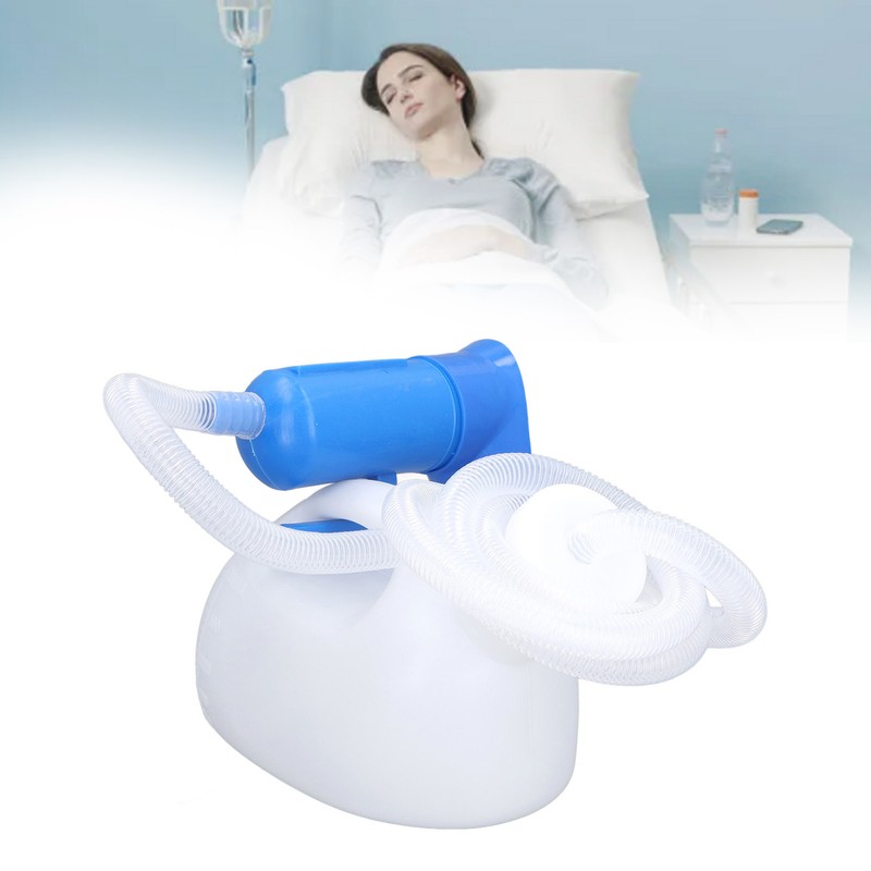 Male Urine Bottle 2000ml Ergonomic Large Opening Strong Plastic Large
