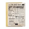 FANCYLUCKY Jumbo 15th Anniversary Card for Women Men, Large 15