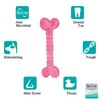 Rosewood Biosafe Puppy Bone Dog Toy, Pink