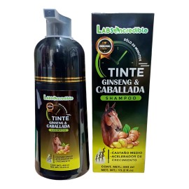 Shampoo Tinte Ginsen & Caballada Acelerador Color Castaño