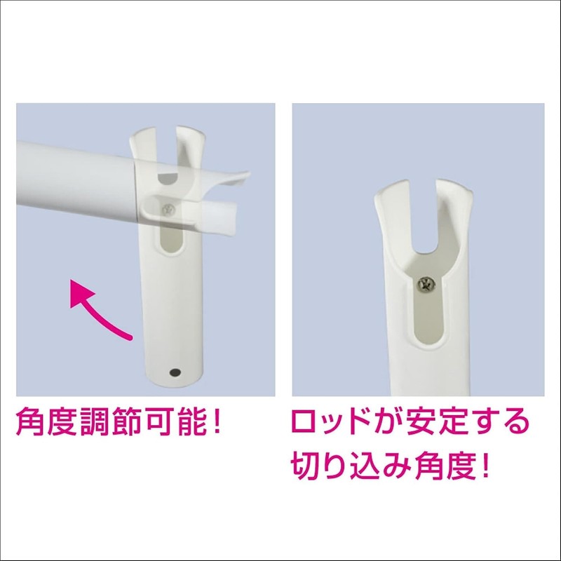 BMO Japan Plastic Rod Holder for Rail 20A0026