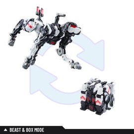 52TOYS Beastbox BB-51C JAWLIET Deformation Toys Action Figure, Converting Toys in Mecha and Cube, Perfect Birthday Party Gift for Teens and Adults