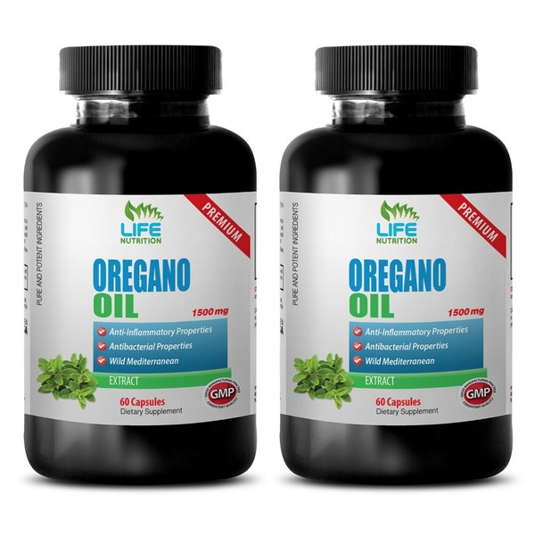 Wild Oregano Oil - Oregano Oil 1500mg - Natural Antibacterial 2B