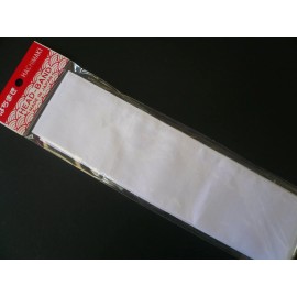 Made in Japan Japanese Martial Arts Sports Hachimaki "Shiro" White Cotton Headband 37"L