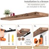 Sorbus Floating Shelves for Wall - 48 Inch Long Bathroom