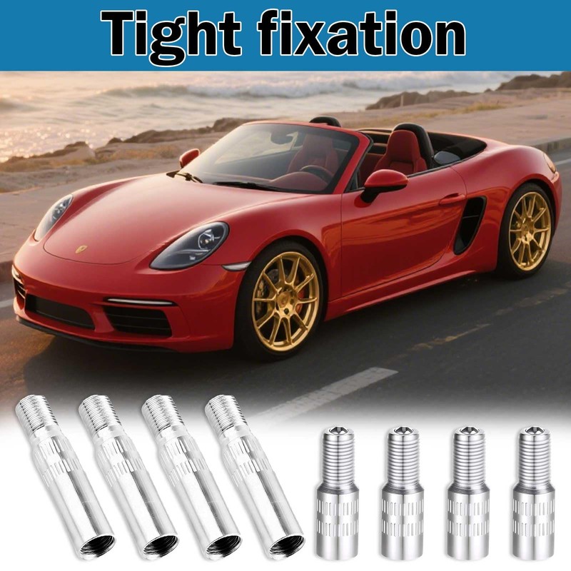 DAWZMR 8 PCS Valve Stem Extender 39mm & 25mm, Metal