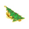 PinMart Festive Christmas Tree Holiday Enamel Lapel Pin