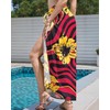 Bsubseach Sarong Bathing Suit Cover Up for Women Long Pareo