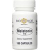 Bio-Tech Pharmacal Melatonin (5 mg), 100 Capsules  All-Natural Supplement  Support Sleep, Cardiovascular, Immune,  Bone Health  No Dairy, Fish,...    