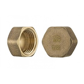 3/8" inch Thread Brass Pipe Screw Hex Female Blanking Plug Tube End Cap