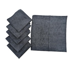 Cobra Edgeless Microfiber Utility Towel - Carbon - 6 Pack