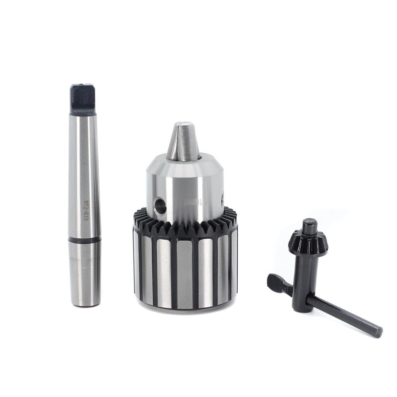 Drill Chuck JESTUOUS B18 Key Type 5/8 Inch(1-16mm) with MT2