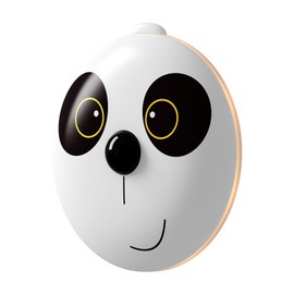 Ladybug Night Light,Rechargeable Motion Sensor Night Light,Magnetic Attraction Battery Nightlight Wall Light for Kids Room,Bathroom,Hallway (Panda)