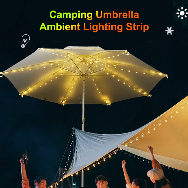 LED Parasol Lights LED Leather String Lights Holiday Decoration Colorful