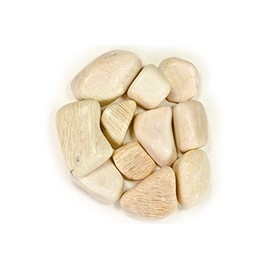 Hypnotic Gems Materials: 1/2 lb Feldspar Tumbled Stones AA Grade from Brazil - Bulk Natural Polished Gemstone Supplies for Wicca, Reiki, and Energy Crystal Healing *Wholesale Lot*
