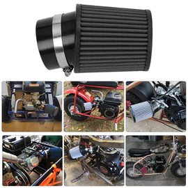 FVRITO High Performance racing Upgraded Carburetor carb Filter adapter Kit for Predator 212cc 196cc 6.5hp ct200u-ex bt200x KT196 ct100x RT200 Hammerhead 80T Baja MB200 Mini Bike Go Kart Black