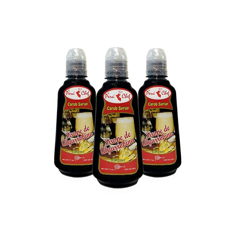 Algarrobina Peru Chef - Carob Syrup (3 Bottles 17 oz