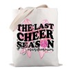 Cheerleader Mom Tote Bag The Last Cheer Season Cheer Mom