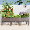 Growchum Modular Raised Garden Bed Kit – DIY Stackable Plant