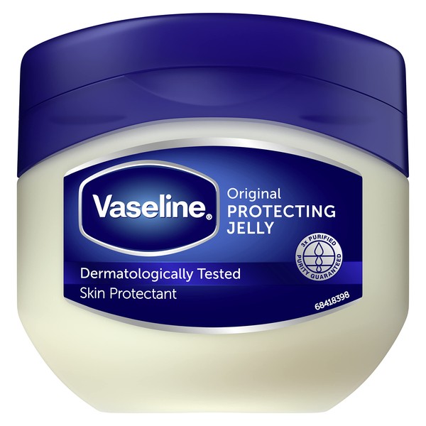 Vaseline Original Protecting Jelly with Petroleum Jelly for Damaged and Dry Skin Dermatologically Tested 100 ml Pack of 1