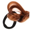 Peluca de Cabello Trenzado Decorativo con Coleta Burbuja Halloween Mujer