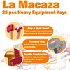 La Macaza No-Duplicate Heavy Equipment Keys Master Set, Construction Ignition