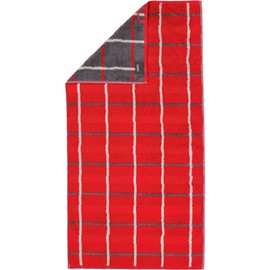 Cawö Home Noblesse 1079 Hand Towels Square Red 27 Wash Mitts 16 x 22 cm