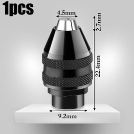 Pyroclasia 1 Piece 4486 Drill Chuck for Dremel Chuck for Dremel Replacement 1/32 to 1/8 Quick Release Chuck Adapter Collets Accessories for Dremel 4000,400,3000,398,395,300,200,285,8200,800,etc.