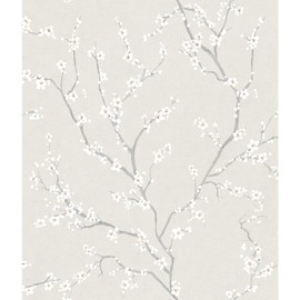 RoomMates RMK11271WP - Papel pintado para pared, diseño de cerezo beige