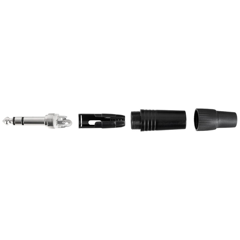 Pronomic Plug set 6.3 mm stereo jack 5 pieces -
