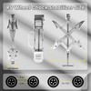 Pafessa X-Shaped RV Wheel Chock Fit 3.25” to 10.5” Camper
