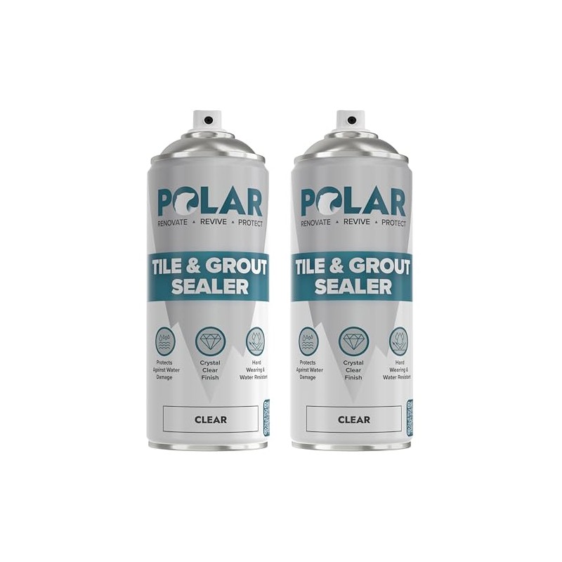Polar Tile & Grout Sealer Clear Aerosol Spray - 2