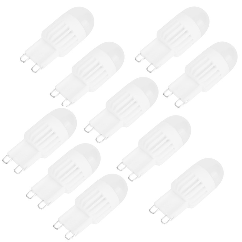 10Pcs G9 Bulbs 3W 5LED Bi Pin Light Source for