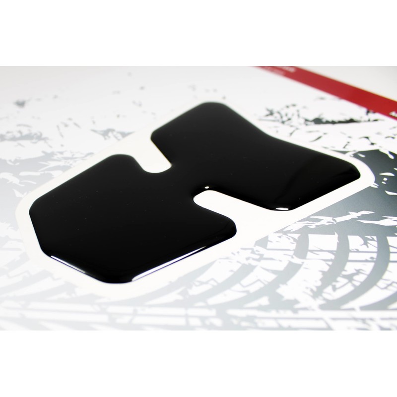 BIKE-label Tankpad Aufkleber Motorrad Lackschutz Schwarz X502018VE