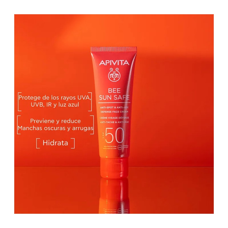 Apivita Bee Sun Safe Crema Antiedad Y Antimanchas Spf50 50ml