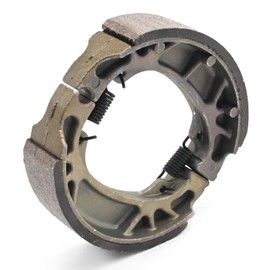 VIKKSAER Metal Motorcycle Brake Shoe Drum Pad Scooter Rear Drum Brake Shoe, for 50cc 70cc ATV Engine Based Scooter