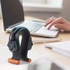 Samdi Leather Headphone Stand Universal Gaming Headset Holder Headphone Support