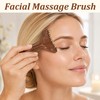 2Pcs Sandalwood Massager with Copper Beads, 2-in-1 Acupressure Roller and