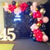 Hot Pink and Black Balloons, 60pcs 12 Inch Hot Pink