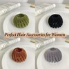 3 Pcs Velvet Birds Nest hairpin, Quick Bun Clips Tool