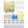 10 Pack Painting Supplies Kit, 12-Color Propylene Pigment Set with