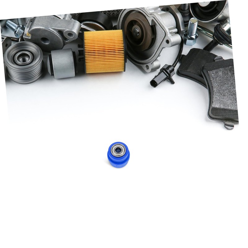 NOLITOY Motorcycle Chain Tensioner Guide Wheel 8mm Steel Construction for