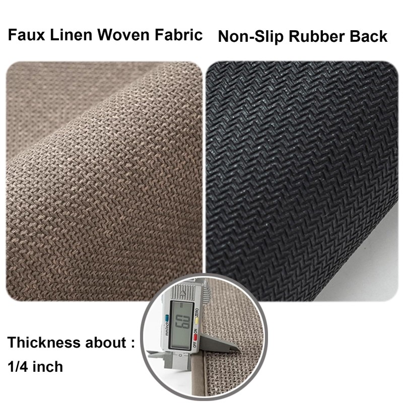 EUPXRHY Non-Slip Curved Bath Mat, Semi Circle Bathroom Rug, Quick