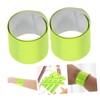 SUPVOX 10pcs Reflective Slap Bracelets for Night Walking and Visibility