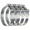 4 Pack - 60mm > 63mm T Bolt Hose Clamps